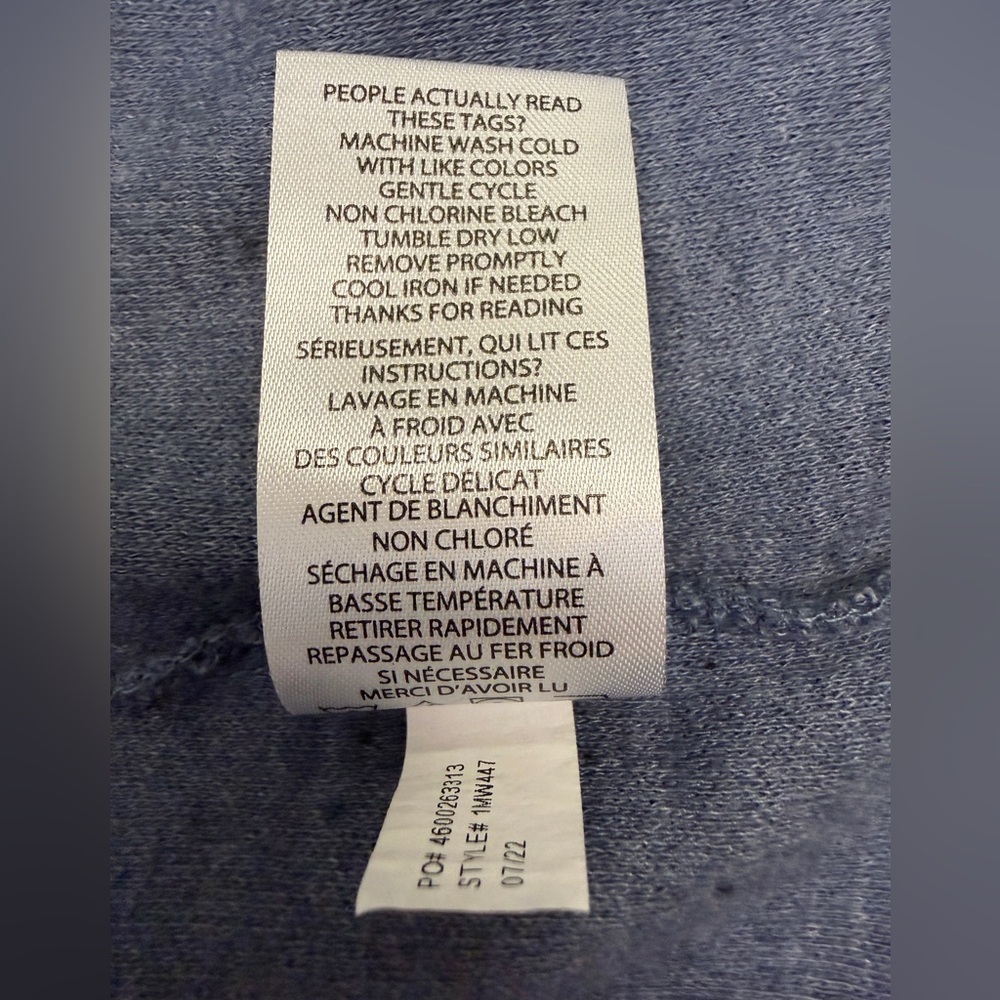 Travis Mathew Cloud Waffle Crew - mood indigo/blue - size XXL - Picture 8 of 9